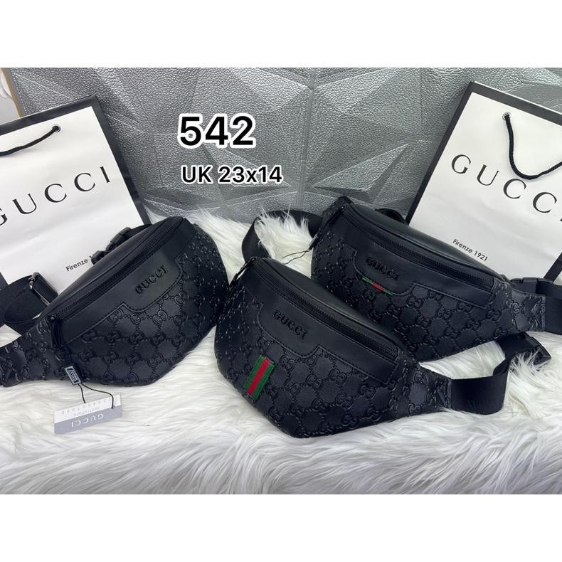 Waistbag 542 Pria Dan Wanita / Tas Pinggang 542 Free Paperbag Best Seller