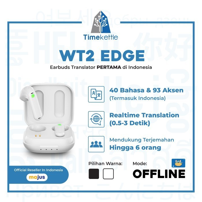 

Ready Alat Penerjemah Timekettle WT2 Edge (OFFLINE)