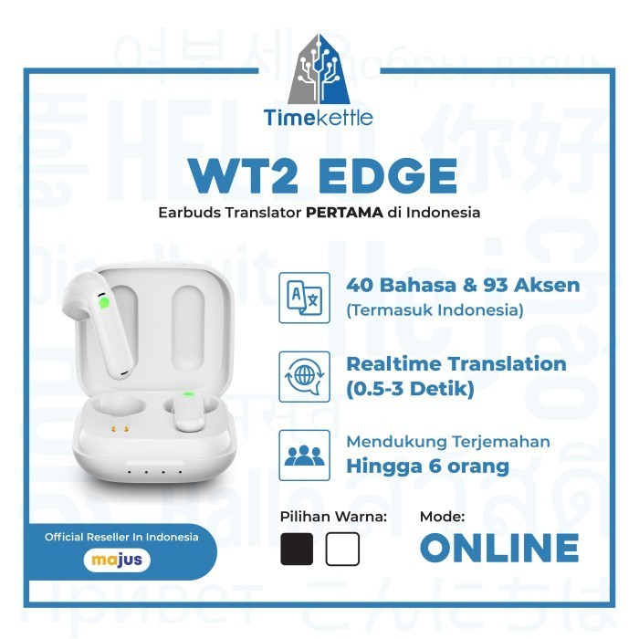 Ready Alat Penerjemah Timekettle WT2 Edge Translator (ONLINE)