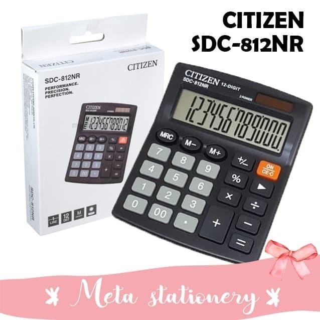 

Ready Kalkulator CITIZEN SDC-812NR