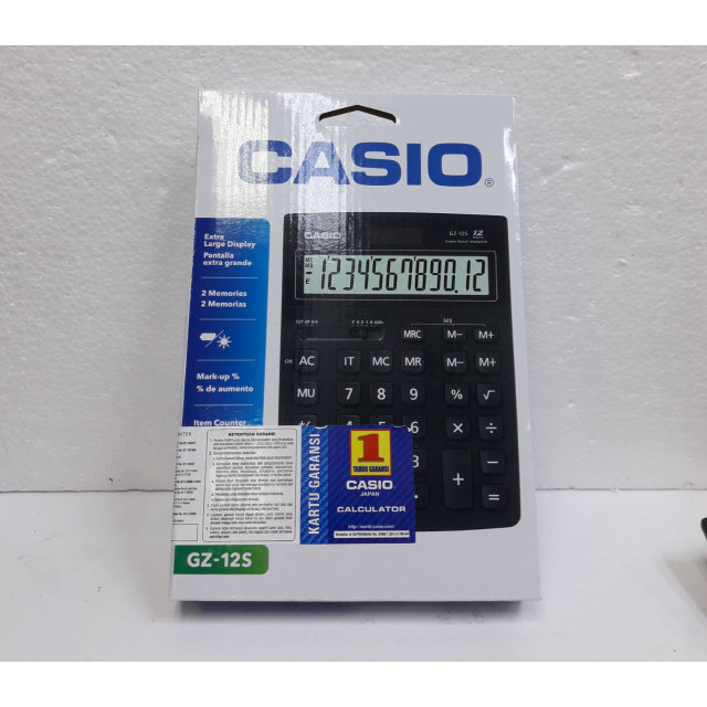 

Ready CASIO CALCULATOR GZ-12 S