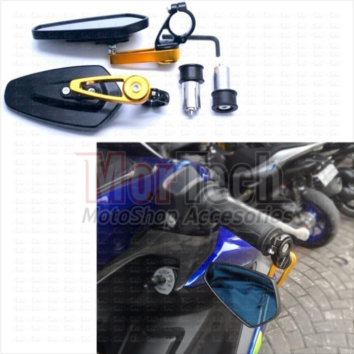 Kaca Spion Sepion Jalu Stang Cnc Variasi Motor Vespa Scoopy Vario Beat