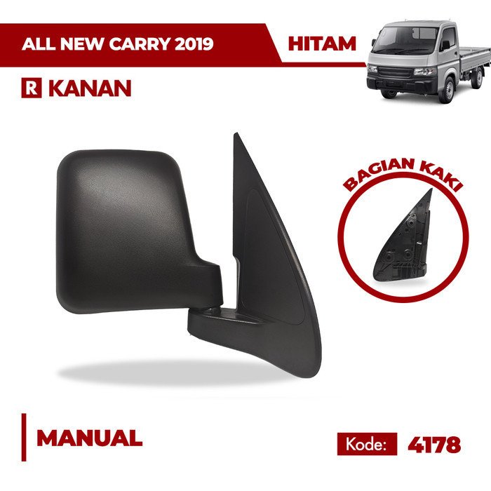 Emgi - Spion Mobil All New Carry 2019 - Manual Hitam