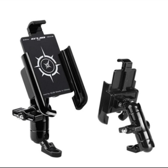 Gub P50 Holder Hp Phone Dudukan Ponsel Gps Sepeda Motor-Spion