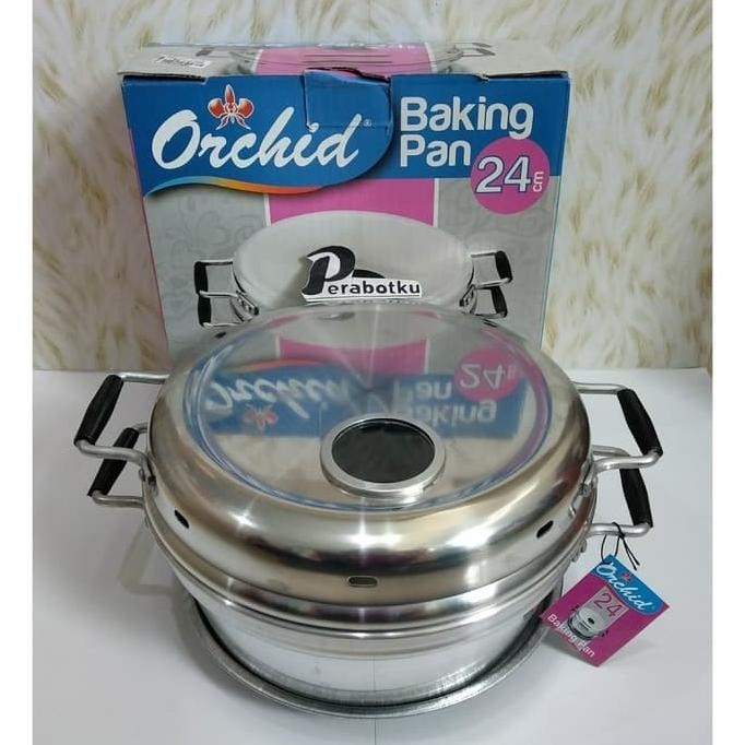BAKING PAN ORCHID 24CM
