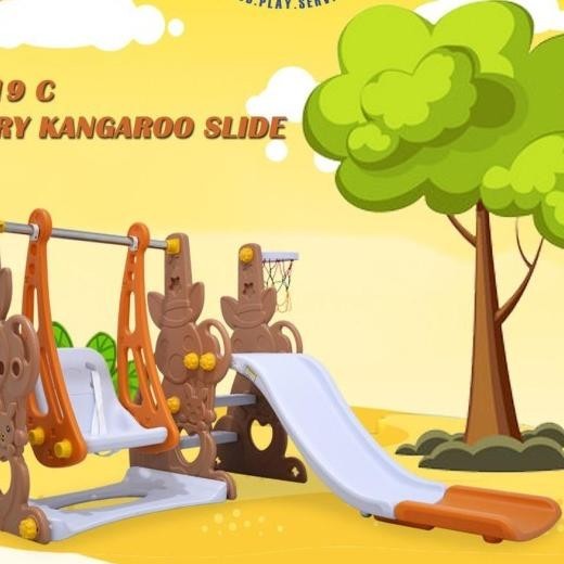 Kids Slide With Swing Tobebe Ayunan Prosotan Perosotan Anak Playhouse