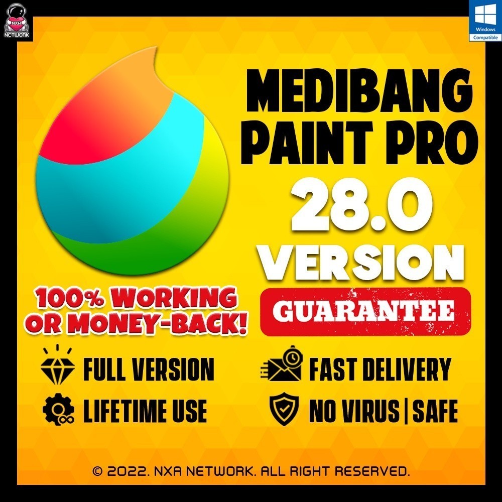 MediBang Paint Pro 28.0 + GUIDE |JUL 2022 | Full Version | Lifetime | Premium | No Virus |