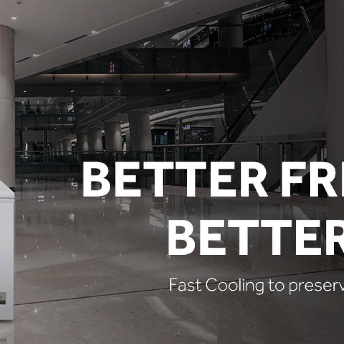 [Baru] Aqua Aqf 455Ec Chest Freezer 450 Liter