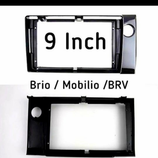frame double din android 9 inch brio/mobilio/brv