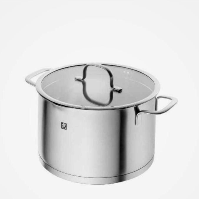 [Ready Stock] Zwilling Panci Masak - 24 Cm, Tutup Kaca