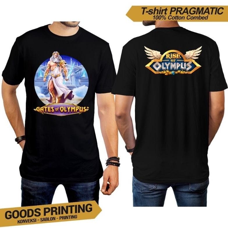 Terbaru Kaos Zeus Gates Of Olympus Game Slot Pragmatic Play Slot Premium Pria Wanita Terbaru