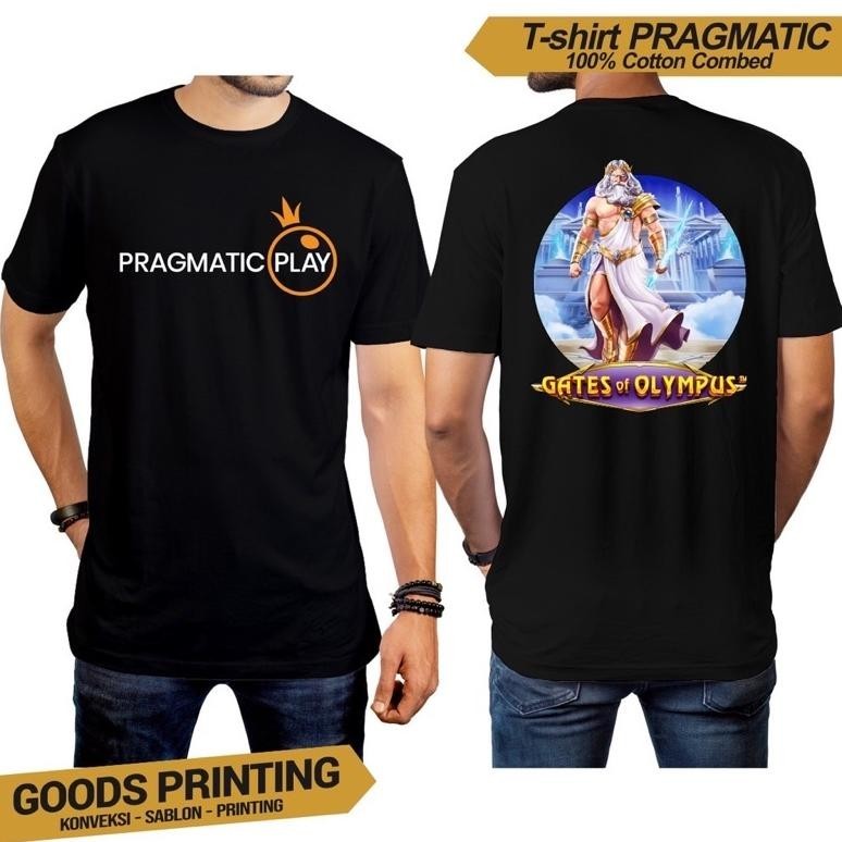 Terbaru Kaos Zeus Pragmatic Play Game Slot Pragmatic Play Slot Premium Pria Wanita Terbaru