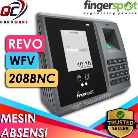 [Ready Stock] Mesin Absensi Fingerspot Revo Wfv 208 Bnc