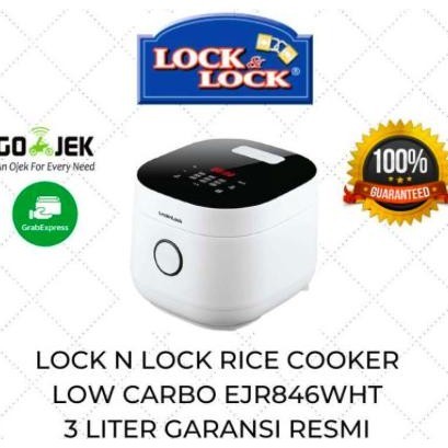 [New] Lock N Lock Rice Cooker Low Sugar 3 Liter - Locknlock Ejr846Wht