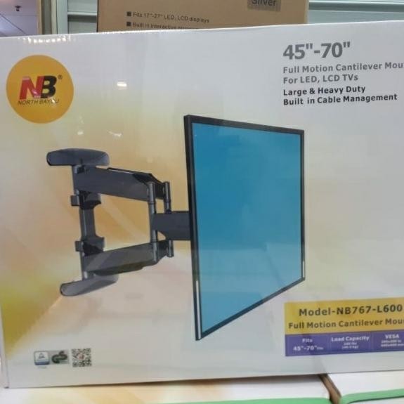 [Ready] Breket Tv Led / Breket Tv Nb North Bayou Nb 767 - L600 / 45" 70"