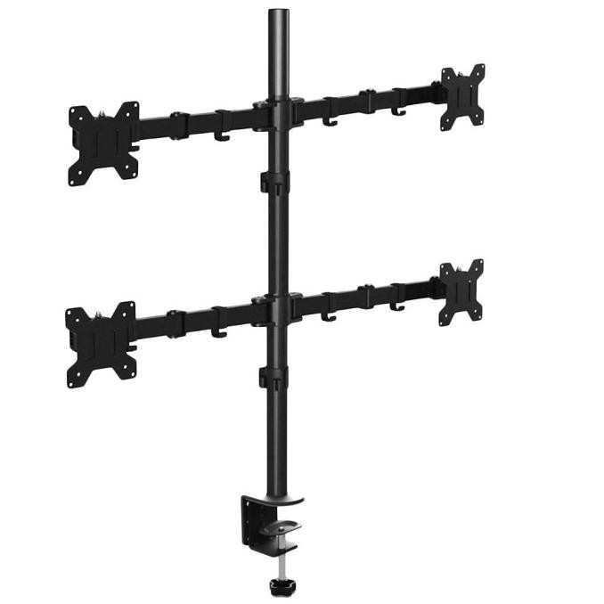 [Promo] Bracket Monitor Tv Stand Meja 4 Layar 14 - 27 Inch Best Quality