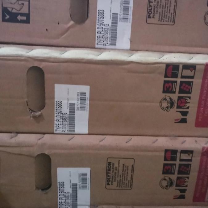 [Promo] Tv Led Polytron Pld50Ts883, Panel/Layar Pecah, Keadaan Baru.