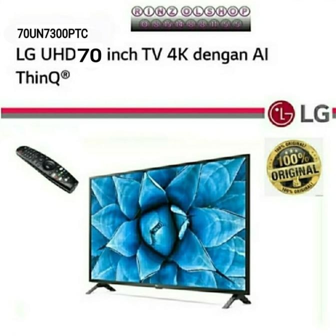 [Ready Stock] Led Tv Lg 70Un7300 Smart Tv Uhd 4K Magic Remote 70Un7300Ptc New 2020