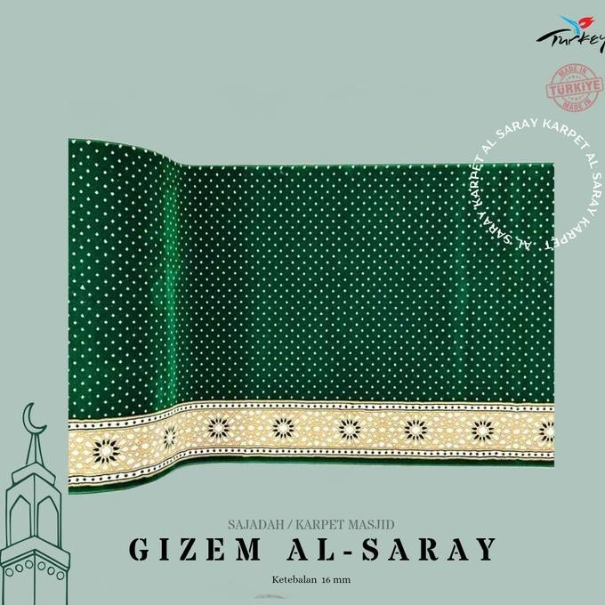 [Garansi] Karpet Masjid Meteran Turki Gizem Al Saray