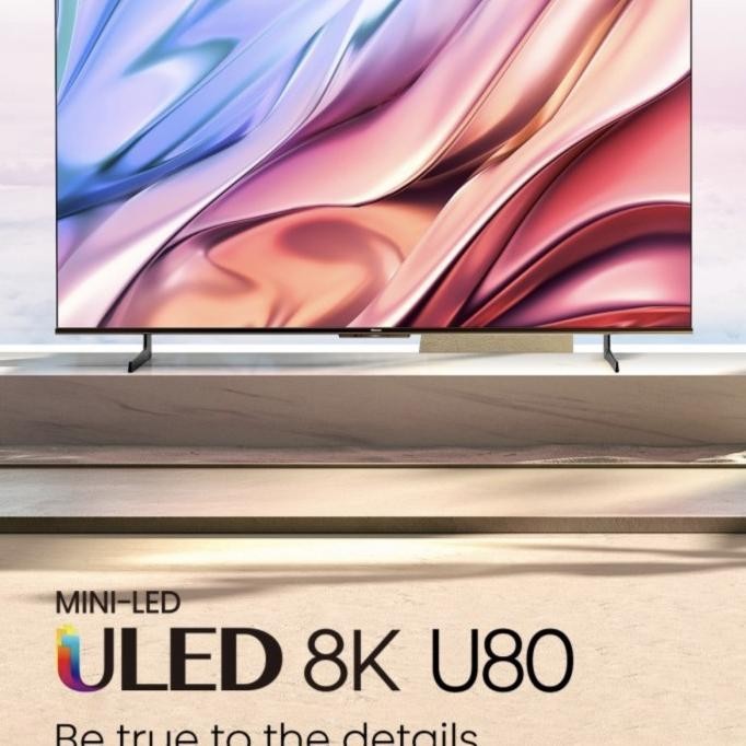 [Ready] Hisense 75U80H Uled Tv Smart Android Tv 8K 75 Inch U80H