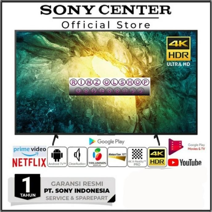 [Ready] Led Tv Sony Kd-55X7500H Smart Tv Uhd 4K Android 55X7500
