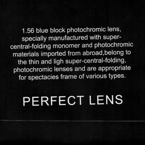 [Ready] Lensa Perfect Lens - Photochromic Gray Anti Blue Ray Hi Index 1.61