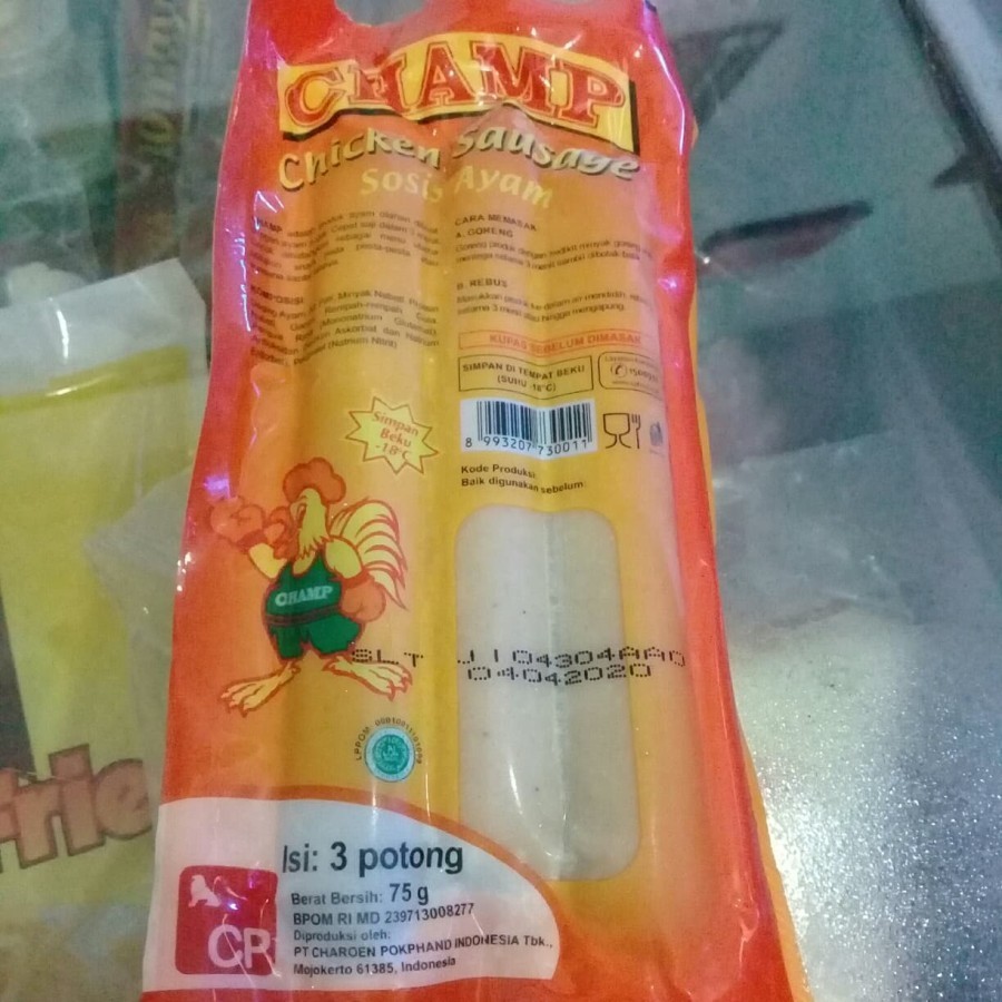 

Frozen Food Sosis Ayam Champ isi 3 Praktis Enak Berkualitas