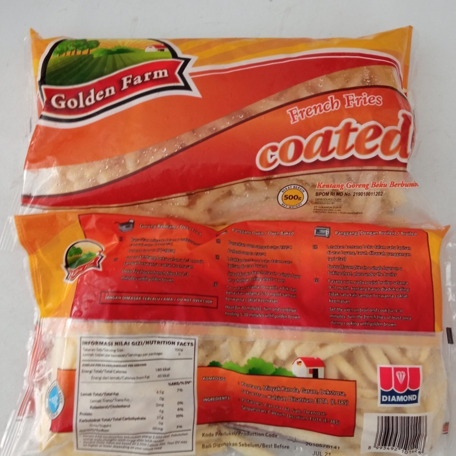 

goldenfarm kentang keju 500 gr