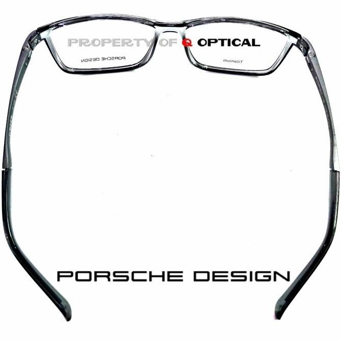 [Ready Stock] Kacamata Frame Frame Pria Porsche Design P'8228-E Grey Transparant