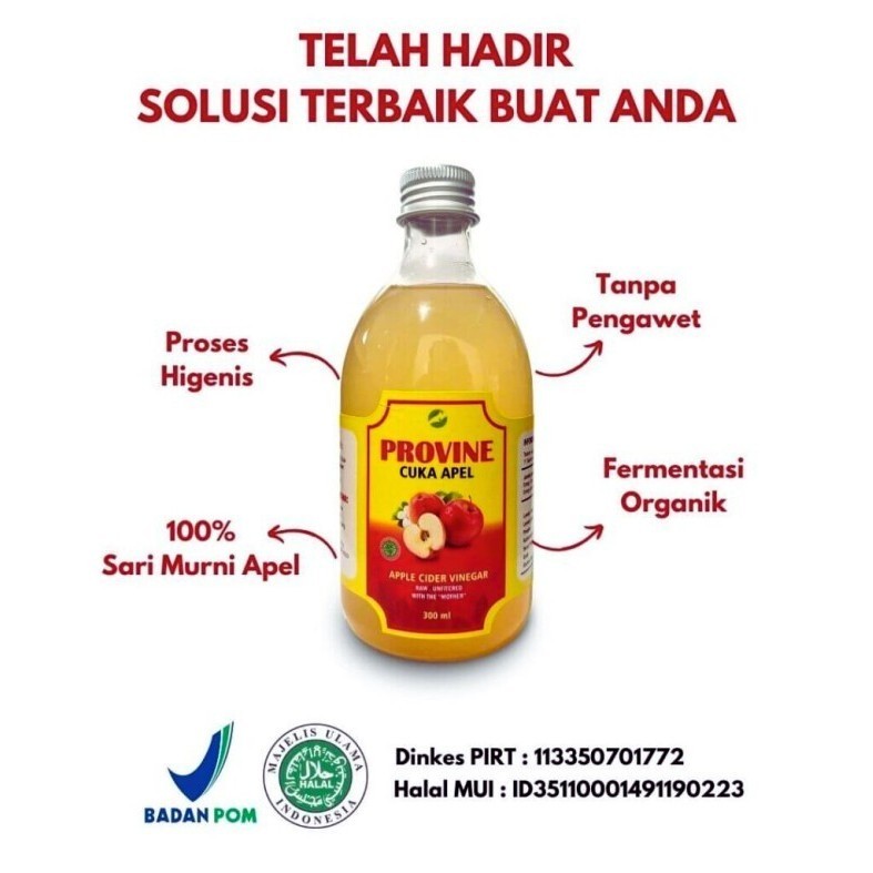 

PROVINE CUKA APEL - Herbal Atasi Diabetes Gula Darah Kolesterol BPOM K02