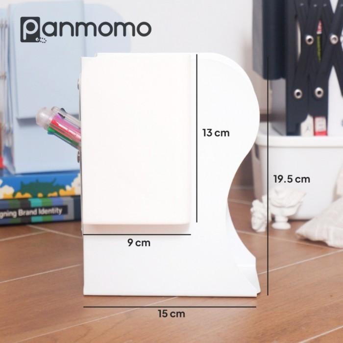 

PANMOMO STORYTIME ADJUSTABLE BOOKENDS WITH PEN HOLDER