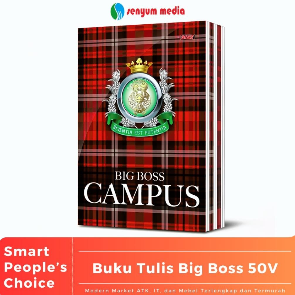 

Premium Buku Tulis Boxy Big Boss Campus Oleh Sidu 50 Lembar (1 Pack Isi 10 Buku) (S:Pak) Sale