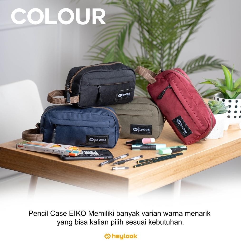 

Premium Heylook Project - Tempat Pensil Eiko Kotak Pensil Pencil Case Kostak Anak Atk Sekolah Kuliah Kantor Kerja Promo