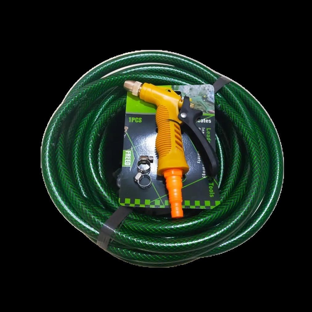 DISKON PAKET SELANG 5/8 INCH ANTI LUMUT 10 METER +  KEPALA SEMPROTAN HEMAT TERLARIS