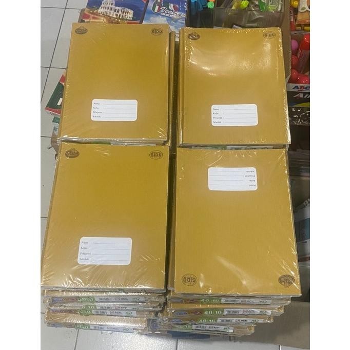 

Murah Buku Tulis Sinar Dunia 40 Lembar 1 Pak (Isi 10 Buku) Sidu Cover Polos Coklat Promo