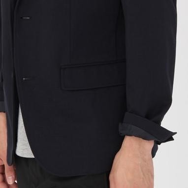 [New] Muji - Double Jersey Two Button Jacket || Blazer Pria