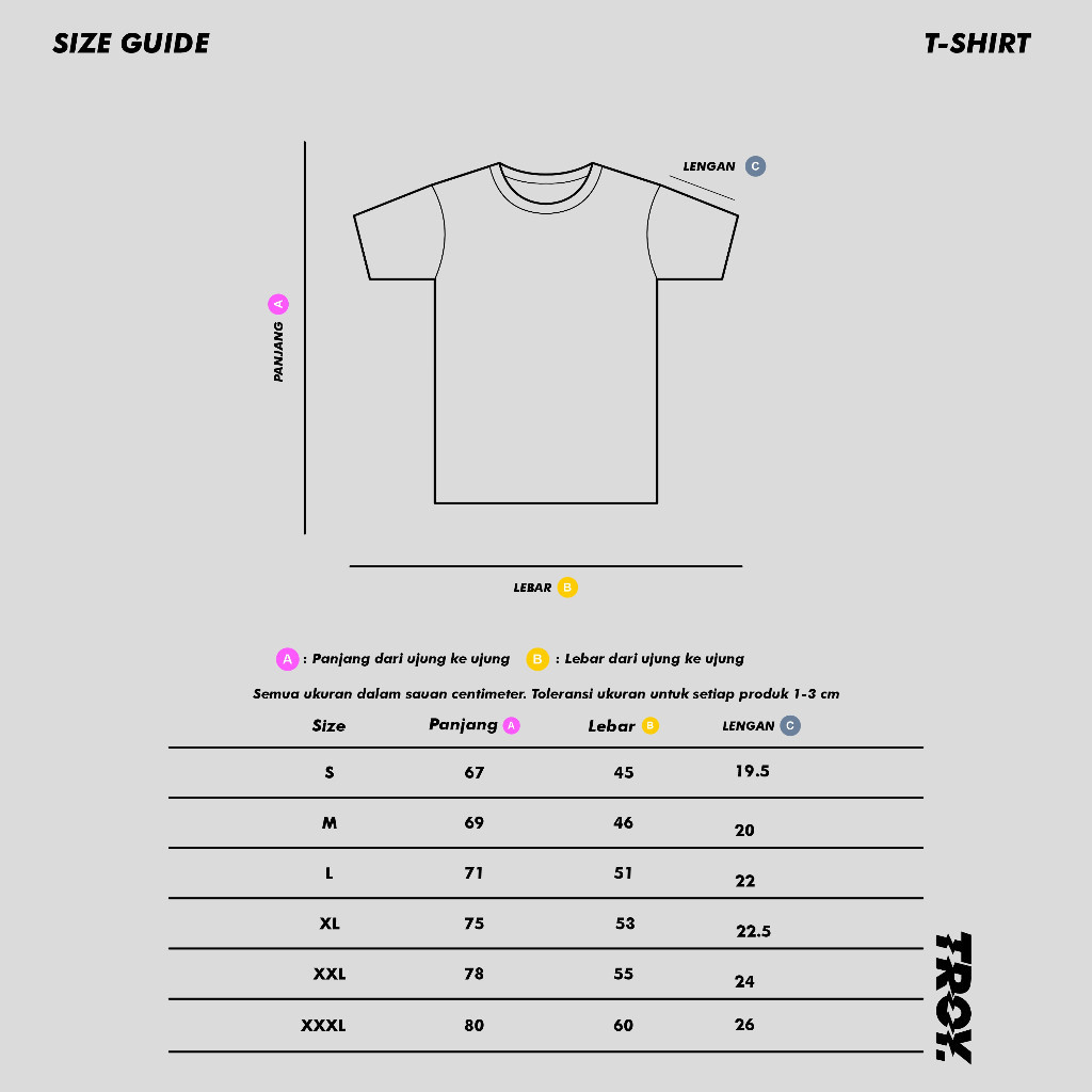 Troy Company Tshirt Kaos Putih Basic Tee Splash MT 1498