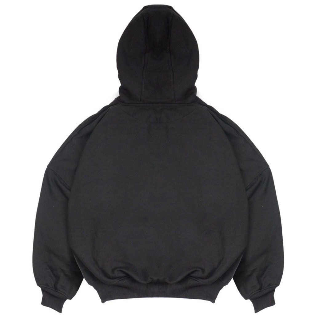 Troy Company Hoodie Boxy Oversize Black Orbit - Hoodie Boxy HB 2584