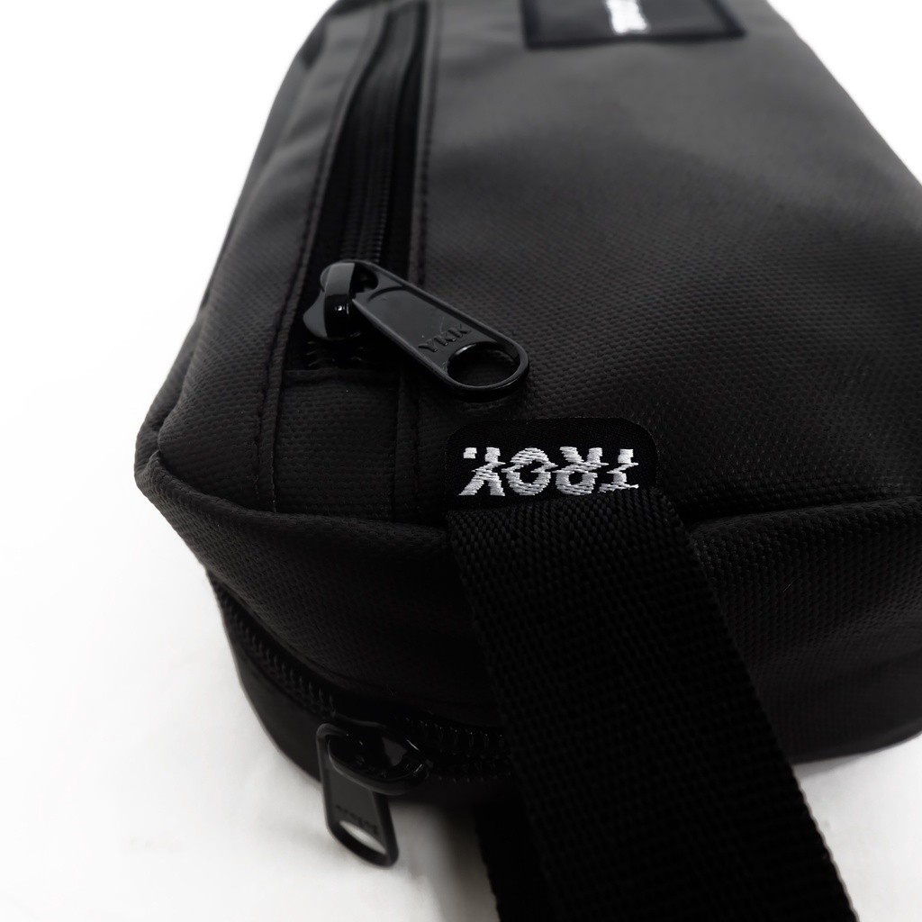 Troy Company Pouch Handbag Black Coal - Tas Tangan Hitam PB 143
