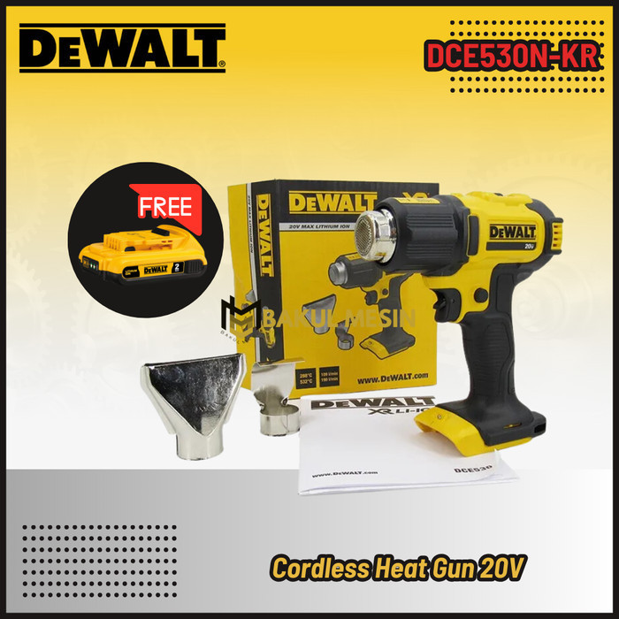 Dewalt Dce530N Mesin Pemanas Hot Gun Heat Gun Cordless Dce530