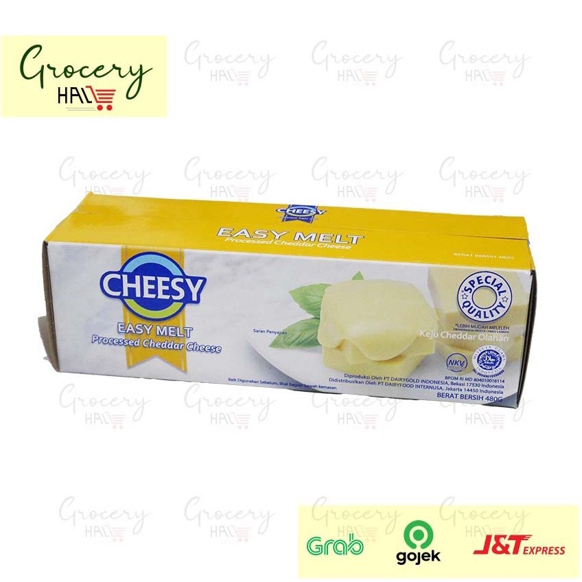 

CHEESY EASYMELT CHEDDAR CHEESE / EASY MELT 480 GRAM ( CHEESE / KEJU LELEH )