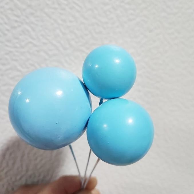 

4pcs Topper Bola, topper bulat, hiasan kue bola bulat