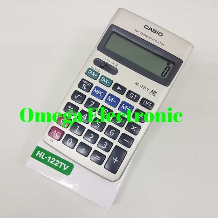 

RESMI CASIO HL-122TV CALCULATOR KALKULATOR 12 DIGITS HL 122 TV