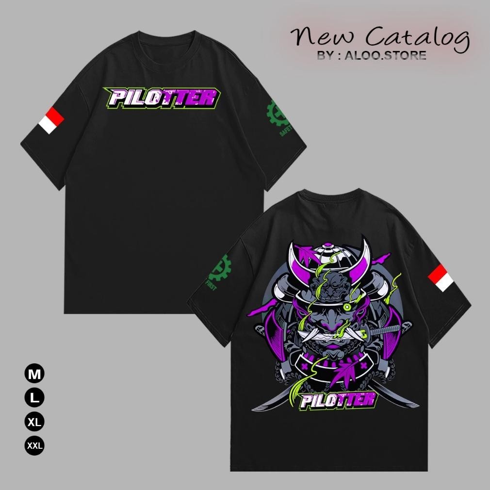 Terviral Kaos Pilotter Original Pilotter Samurai Aloostore Baju Anak Dewasa Pria Wanita