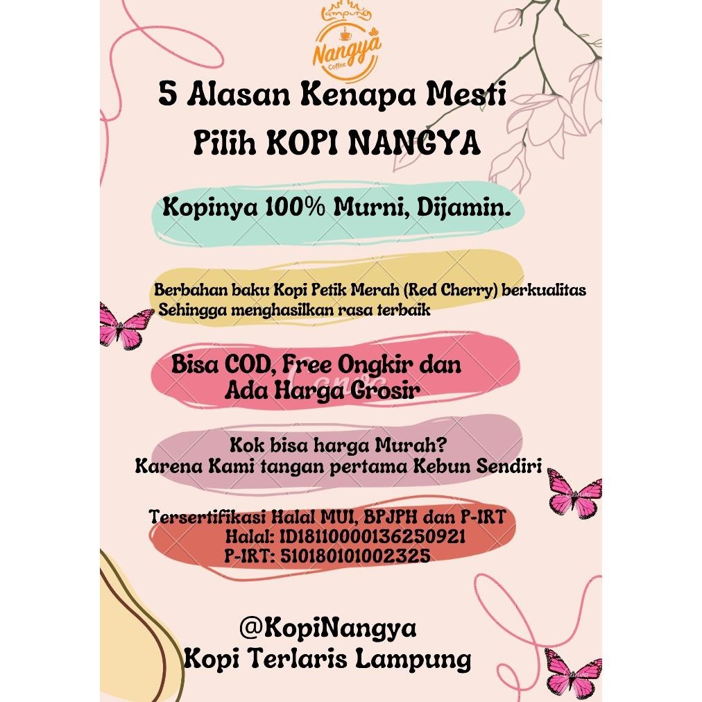 

df-7 TERMURAH - Kopi 1Kg Lampung Robusta Asli 100% (Bubuk/ Biji) 1 kg 1 kilo Terlaris