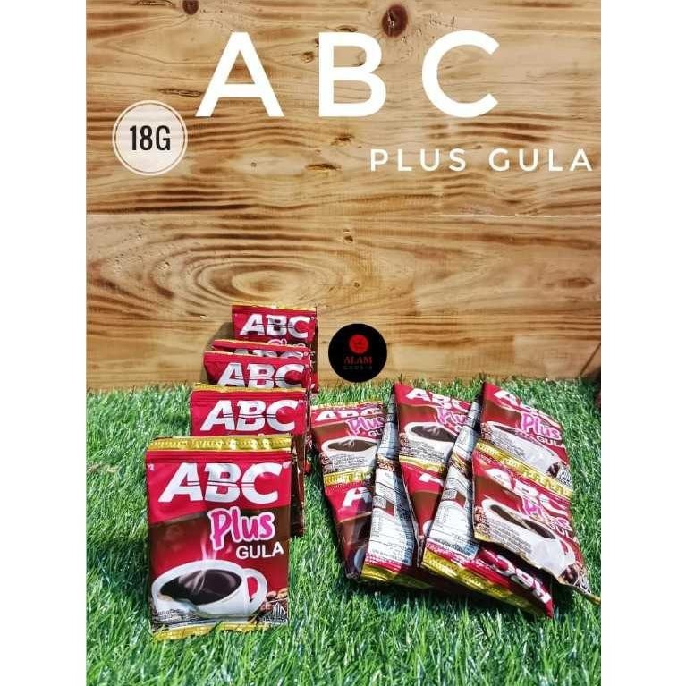 

PL30 (GROSIR) Kopi ABC Hitam Plus Gula 18 gr, 1 kardus isi 12 renceng Original