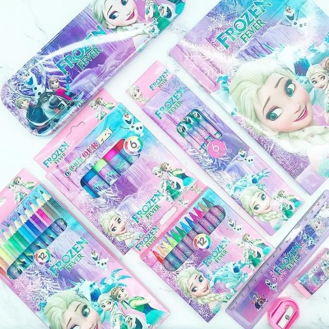 

Set alat gambar frozen super komplit