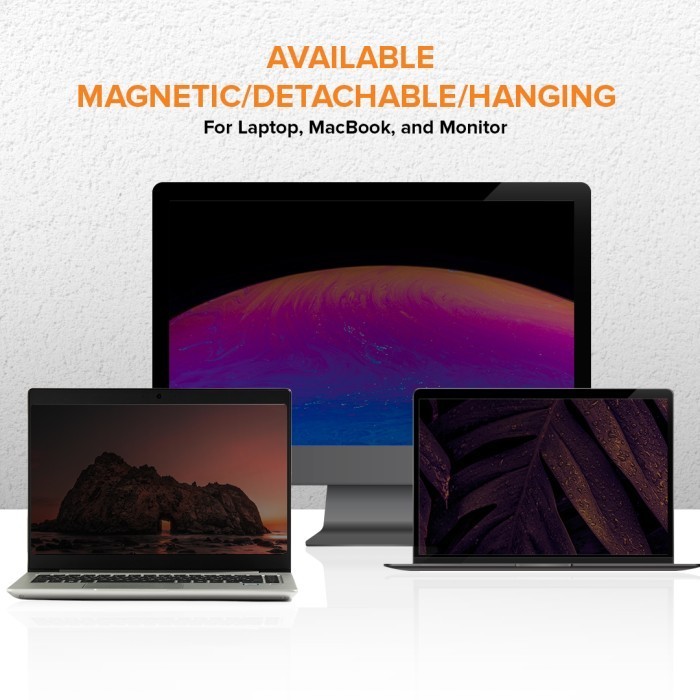 Filter Anti Spy Laptop - Layar Privasi - Anti Radiasi, Anti Blue Light