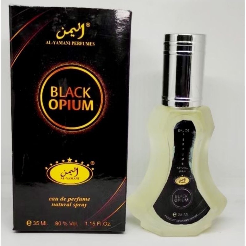 Parfum Al Yamani Spray 35ml Aroma Black Opium 100% Original