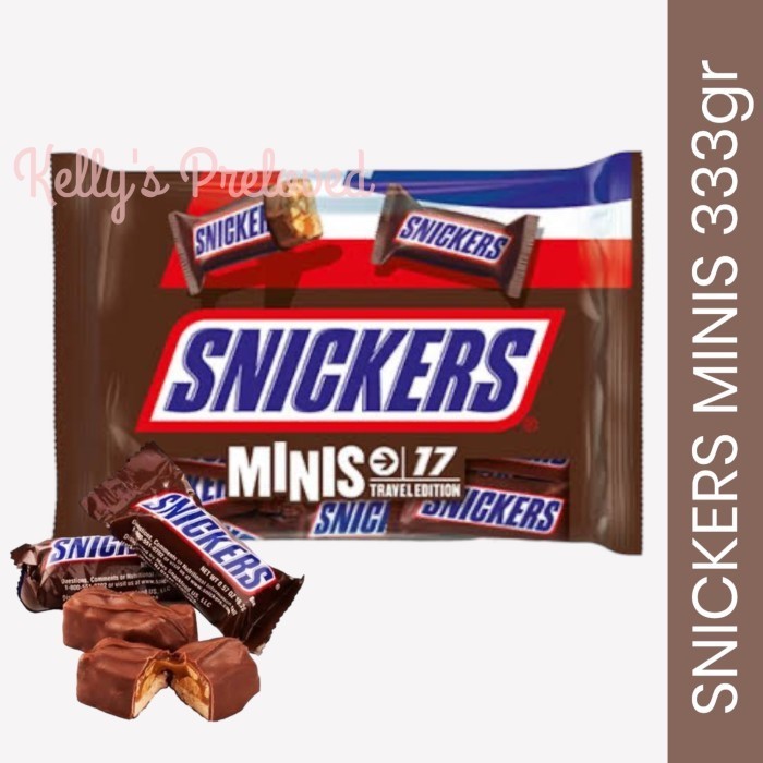 

Ready SNICKERS MINIS CHOCOLATE BAR 333 GR TRAVEL EDITION